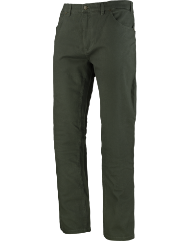 trousers TEXAN grey-green with elastane