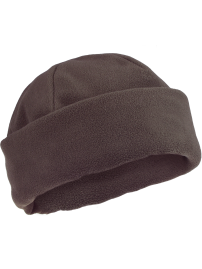 fleece cap - brown