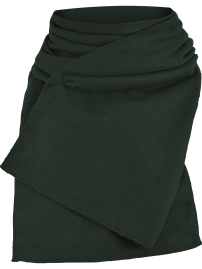 Fleece šála - zelená