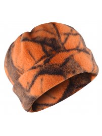 čepice FLEECE camo oranžová LČR