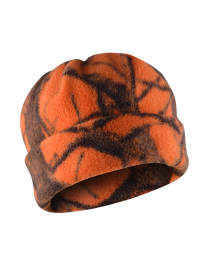 Fleece cap - camo orange